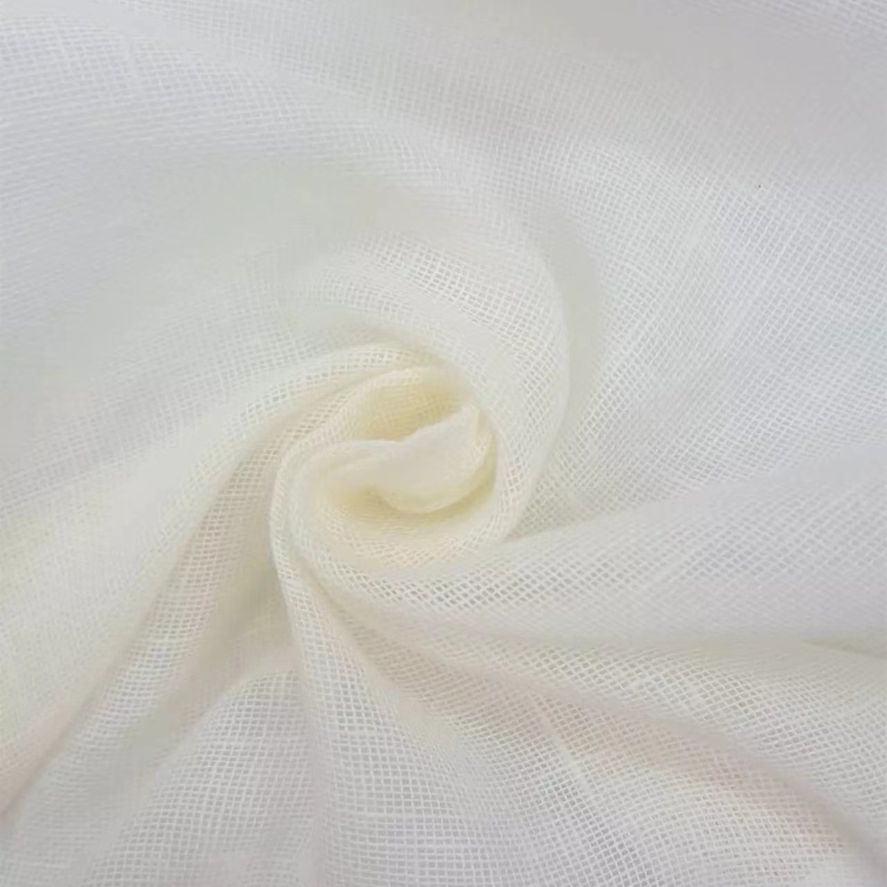 High Quality Thick Coarse Linen Curtain Fabric Polyester Linen Look Sheer Fabric For Window Curtain Hometextile