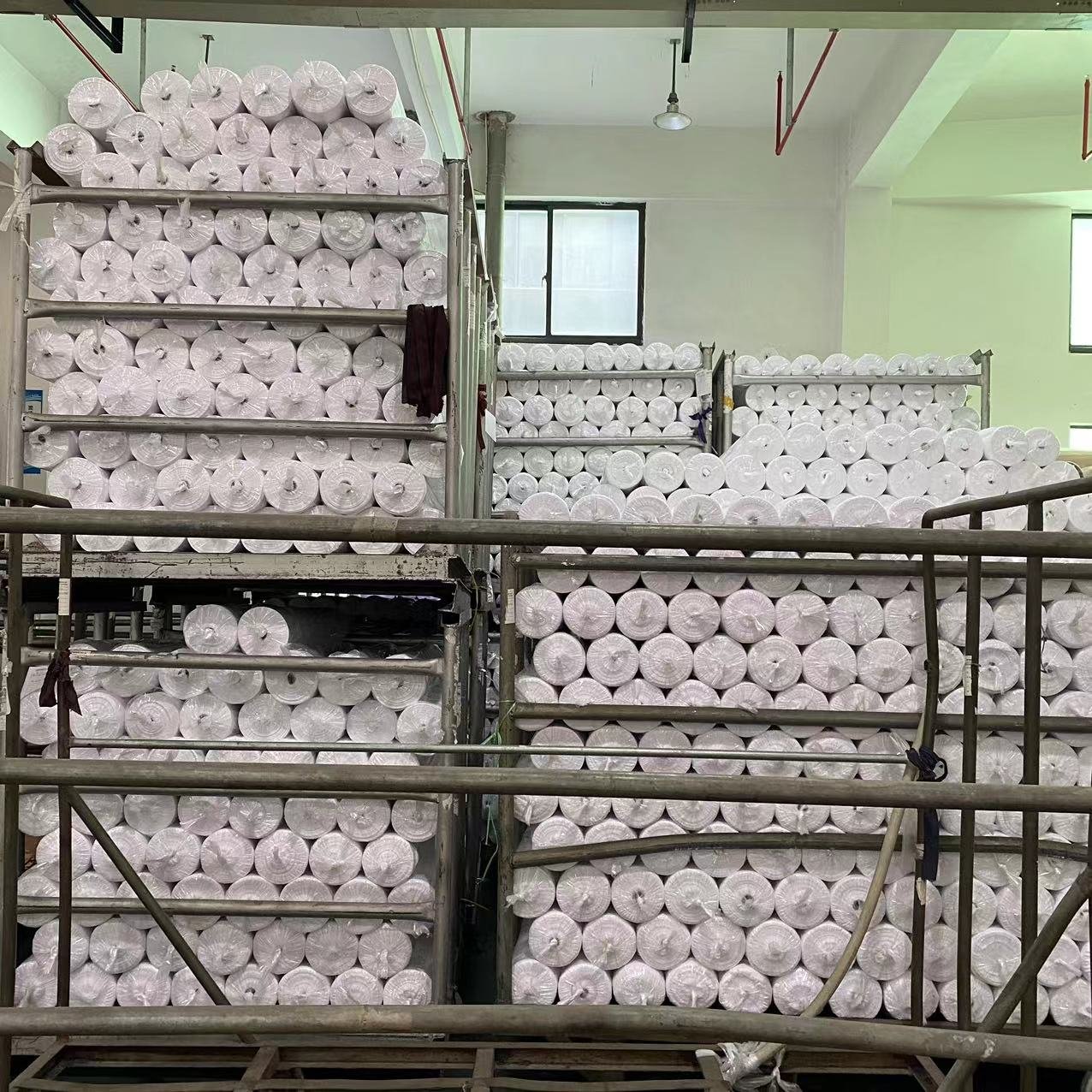Best quality white fabric 100% polyester fabric
