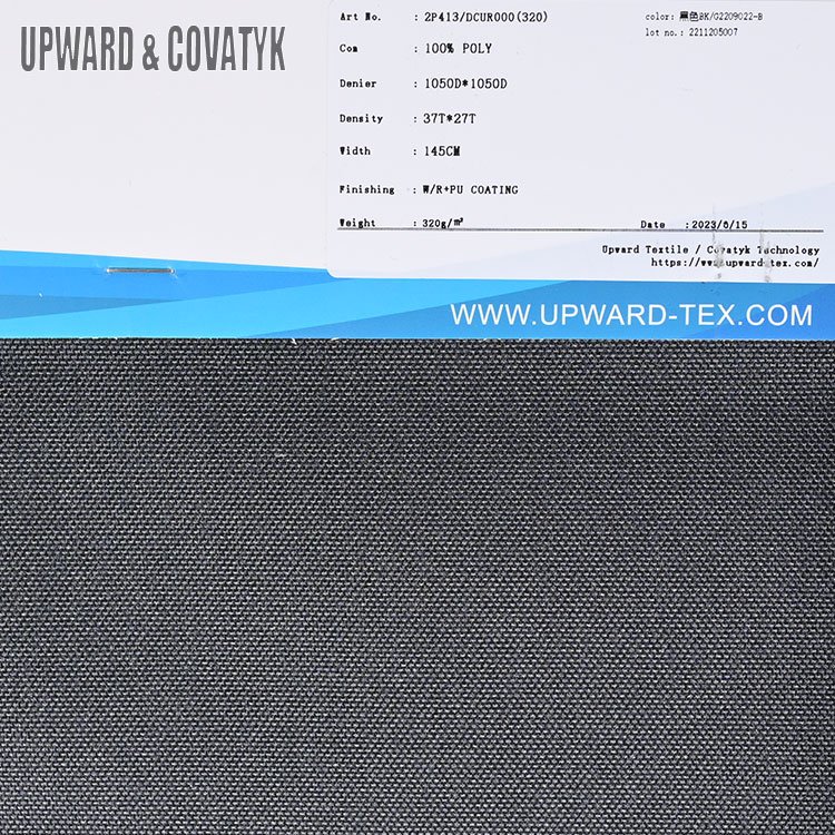 High Quality 100% Polyester nylon Cordura Fabric 1050D BK WR nylon fabric High Abrasion for Luggage Coats Customized colo