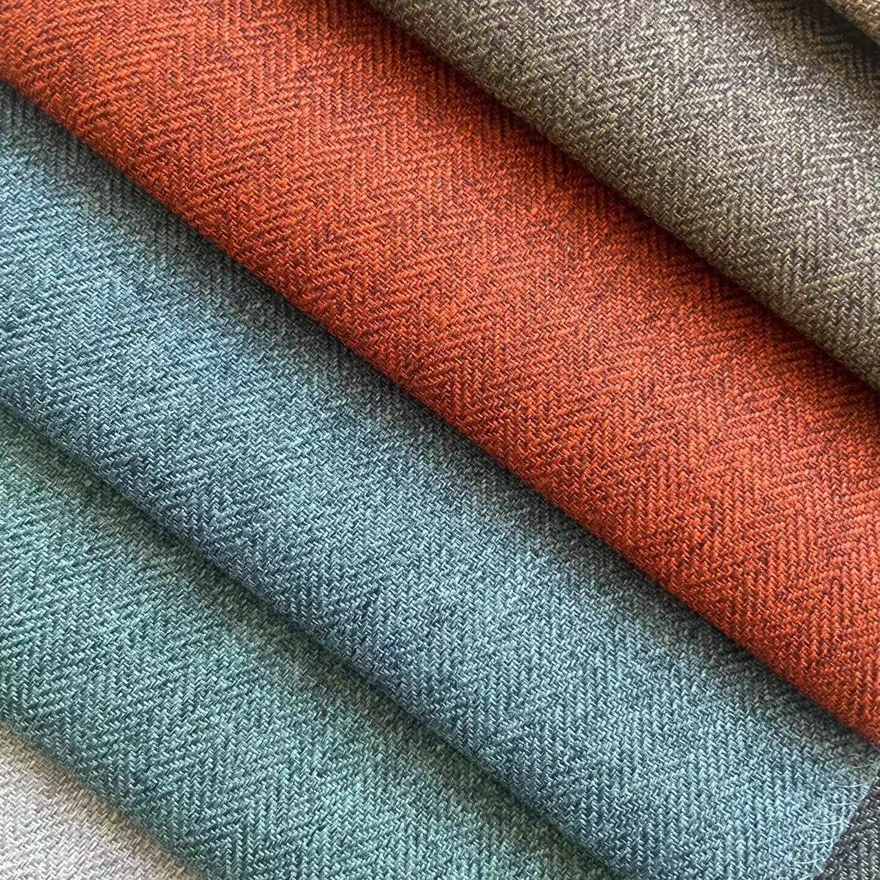 100% polyester stain resistance faux linen fabric for sofa cover, blanket
