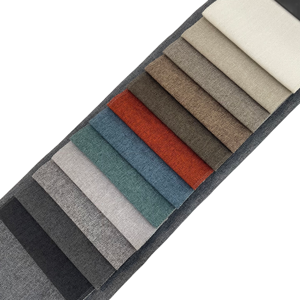 100% polyester stain resistance faux linen fabric for sofa cover, blanket