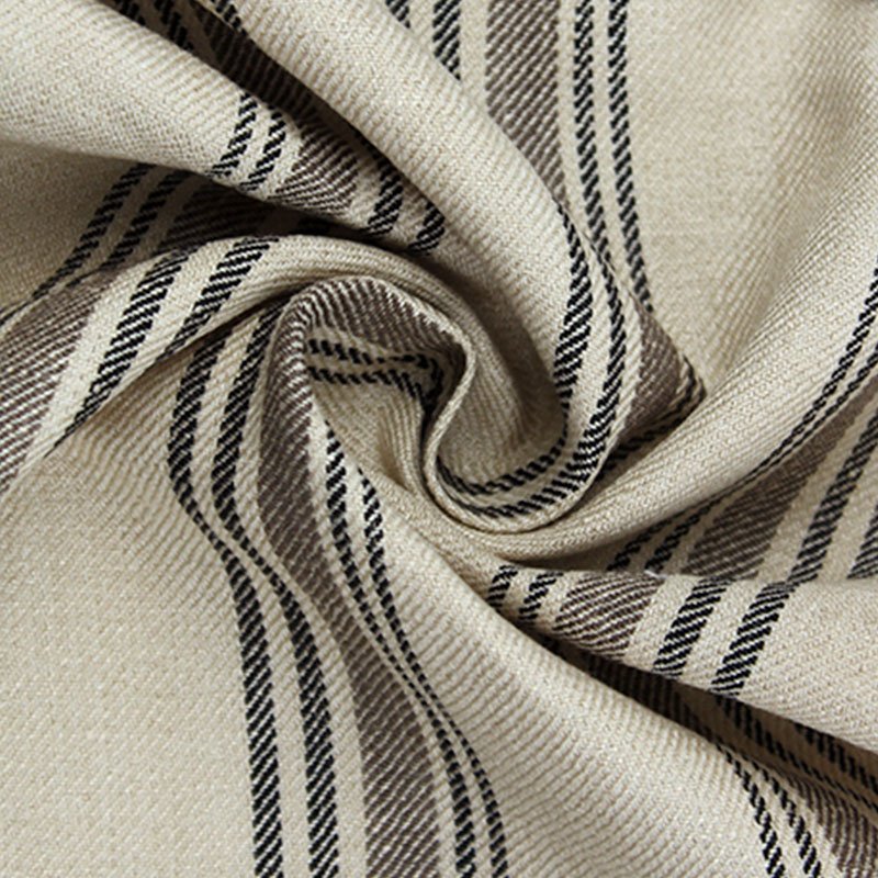 Manufacture Customized 100%Linen Yarn Dyed Stripe Fabric for Shirt or Dress