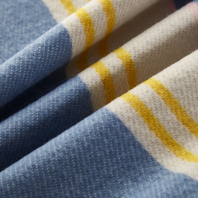 Super hot selling polyester recycled cotton fabric yarn dyed fabric for customized coats