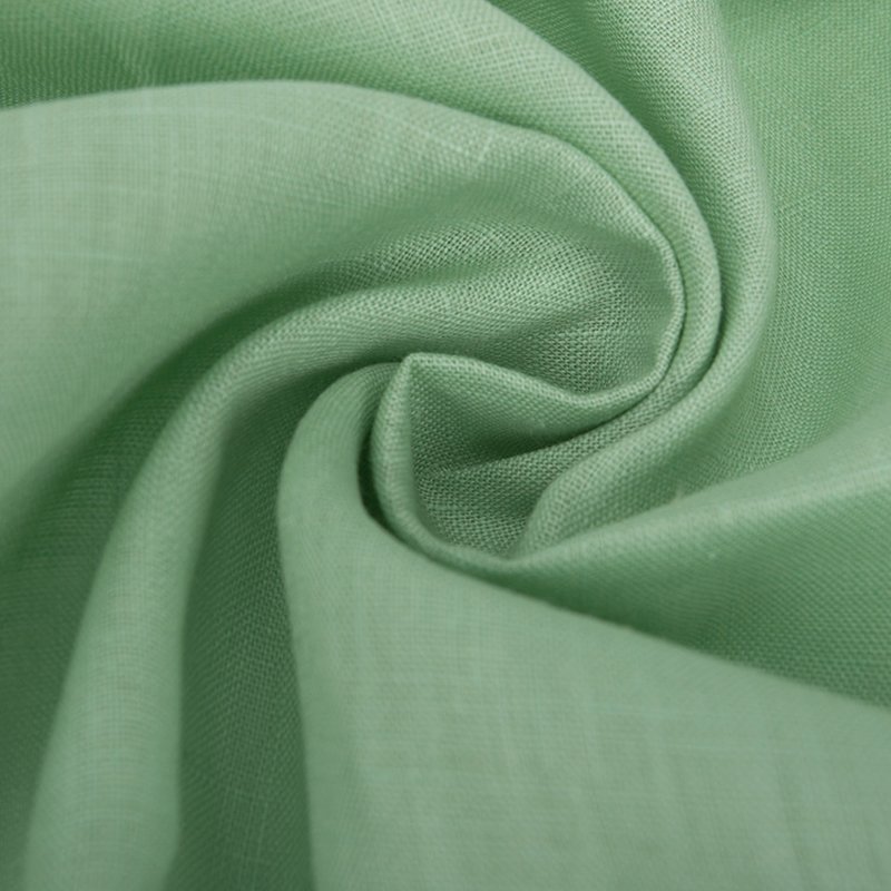 Plain 100% linen fabric for dress and shirt
