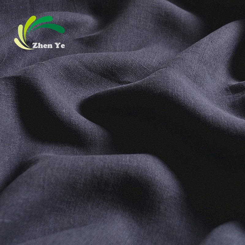 Wholesale 9S heavy weight vintage stone washed flax 100%linen fabric for suit shirt dress garment hometextile