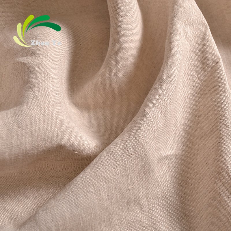 Wholesale 9S heavy weight vintage stone washed flax 100%linen fabric for suit shirt dress garment hometextile