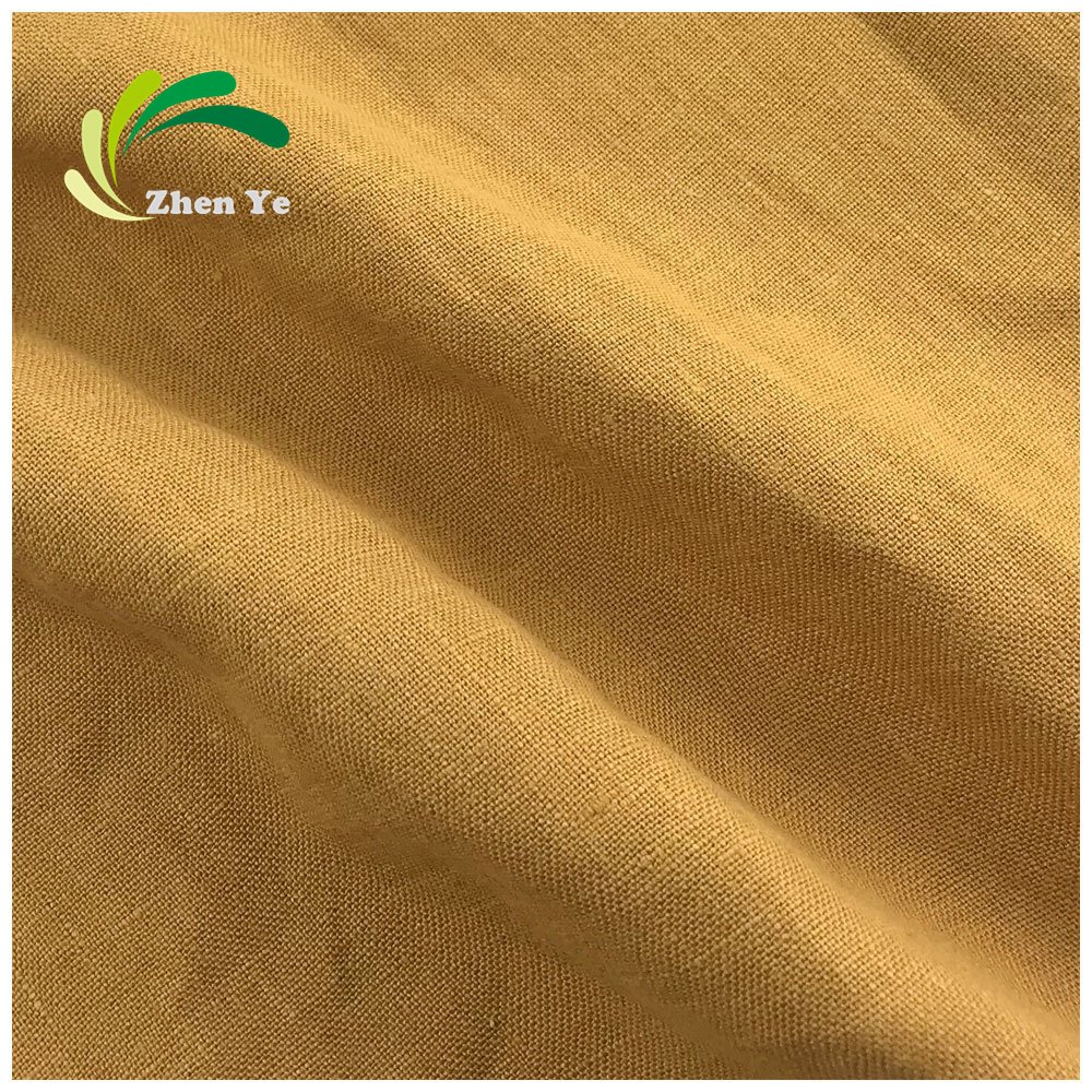 Wholesale 9S heavy weight vintage stone washed flax 100%linen fabric for suit shirt dress garment hometextile