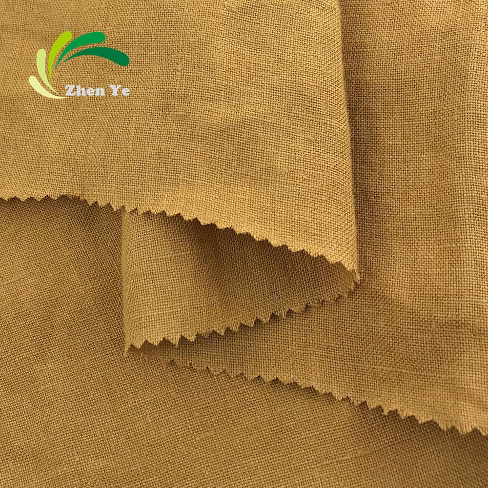 Wholesale 9S heavy weight vintage stone washed flax 100%linen fabric for suit shirt dress garment hometextile
