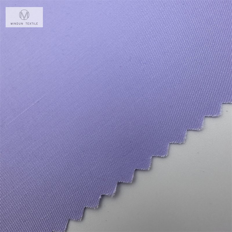 Mindun High Quality Breathable T Shirt Fabric 27% Bamboo Fiber 70% Poly 3% Spandex Fabric