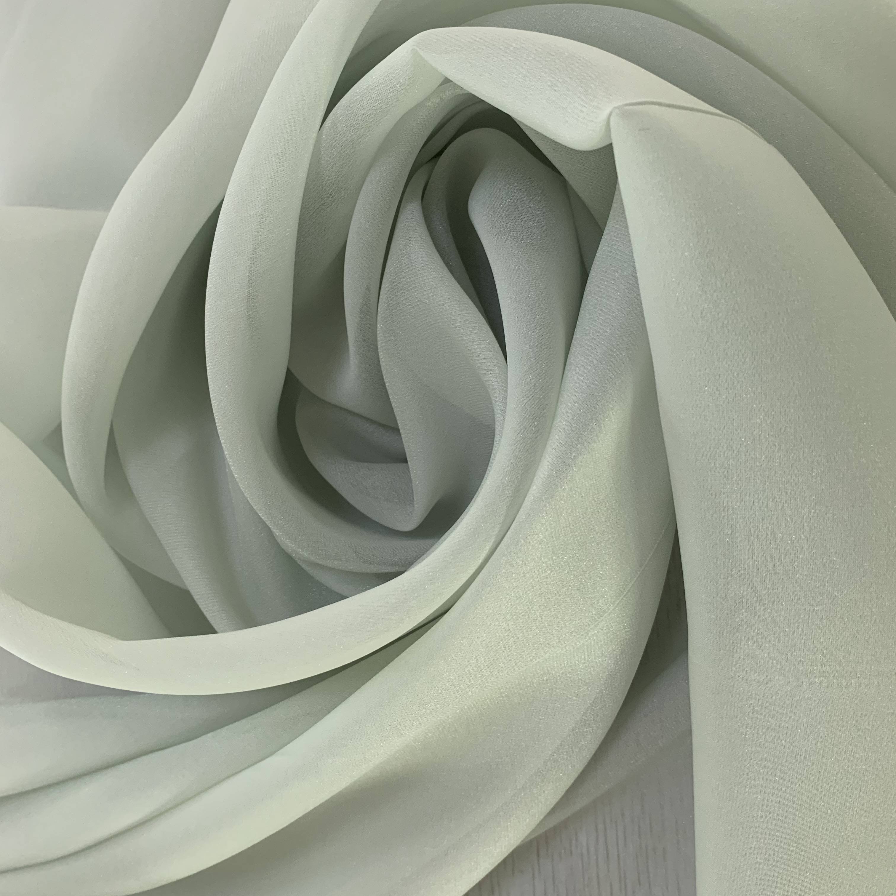 100% Polyester Silk Sheer Organza Fabric Textile Wedding Fabric Tulle Organza
