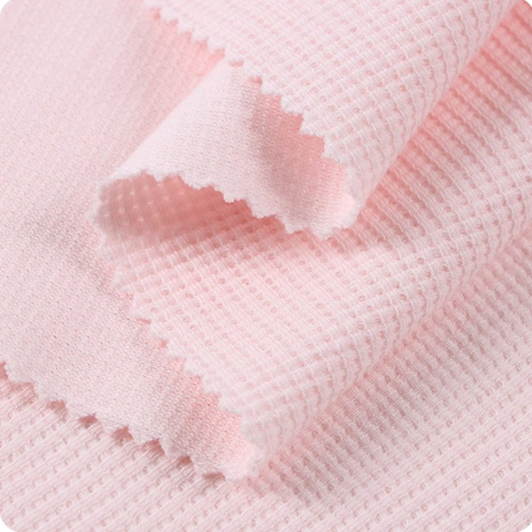 Accept Custom Modern Design Home Linens Clothing Versatility Cotton Waffle Fabric