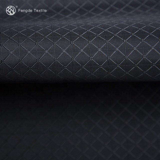 200D Ripstop fabric Cross Ripstop Polyester fabric with PVC coating