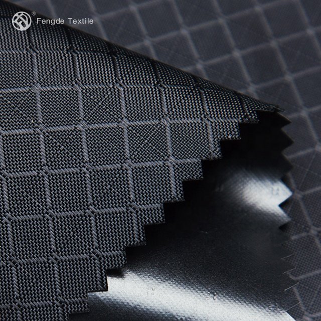 200D Ripstop fabric Cross Ripstop Polyester fabric with PVC coating