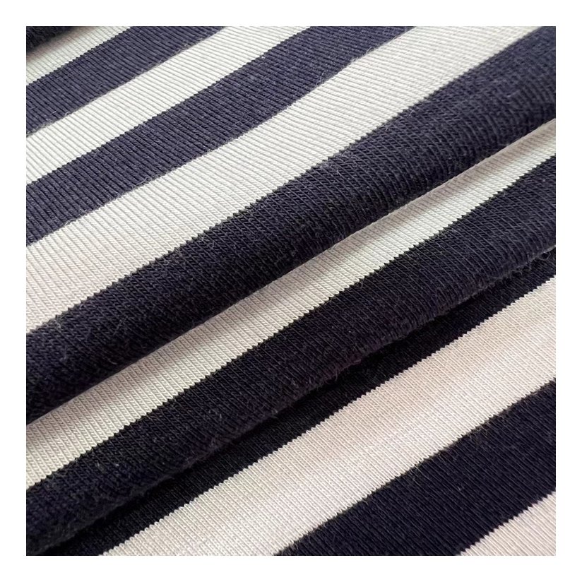 Factory customized low price yarn dyed stripe bamboo cotton yarn dyed fabric for garments