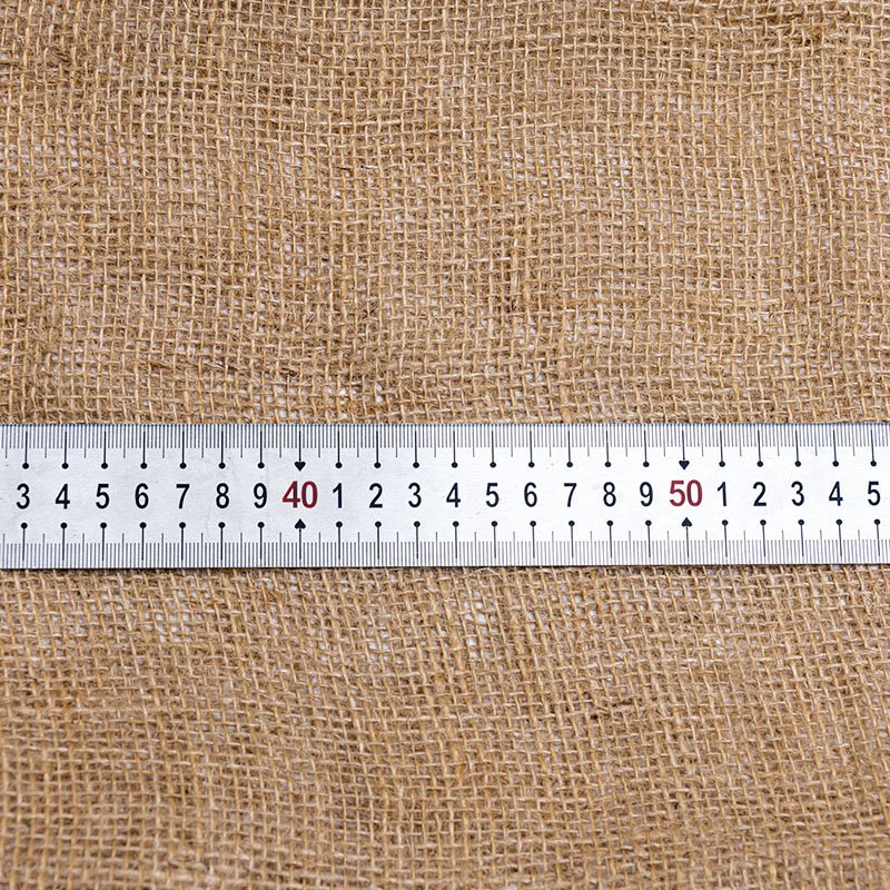 High Quality Natural Hessian Wholesale 100% Eco Jute Burlap Linen Fabric Fiber For Home Decoration Christmas Curtains