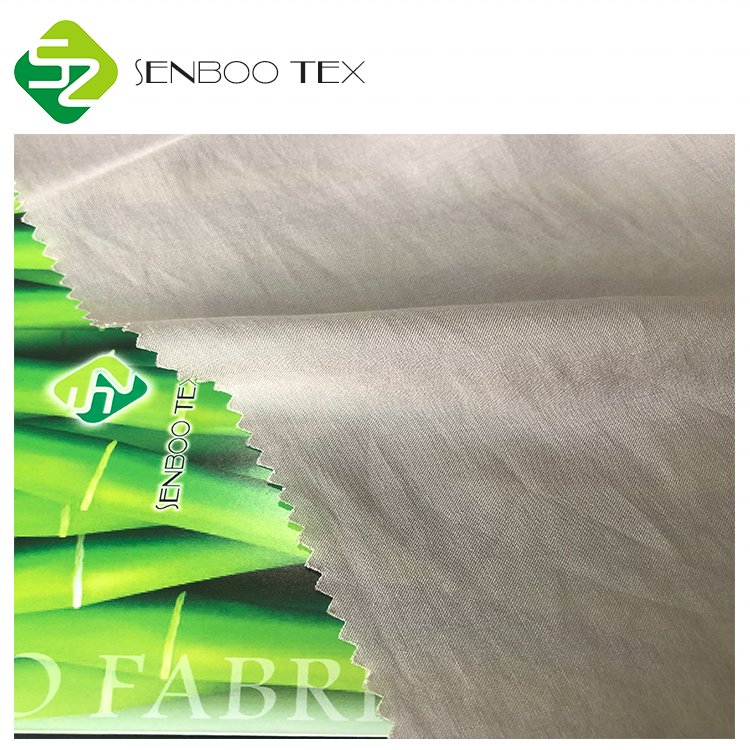 Green Fiber 60S 100% silky viscose bamboo fabric manufacturers 60x60,90x88 density voile fabric