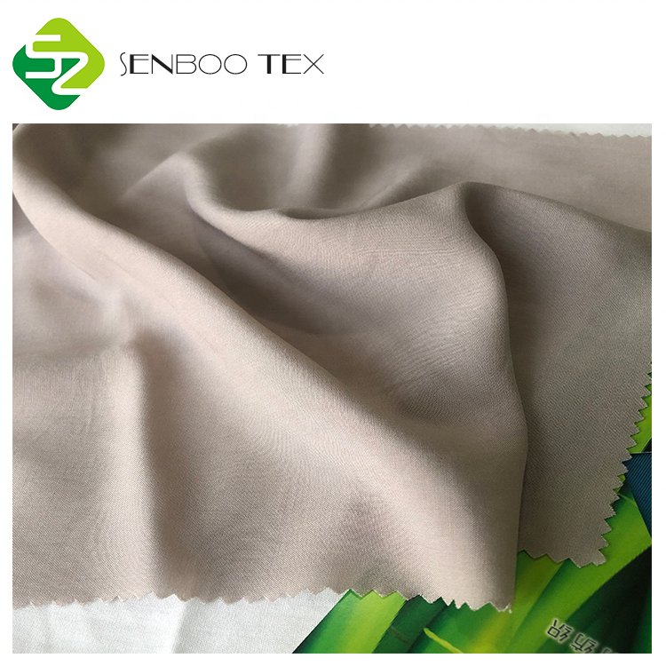 Green Fiber 60S 100% silky viscose bamboo fabric manufacturers 60x60,90x88 density voile fabric