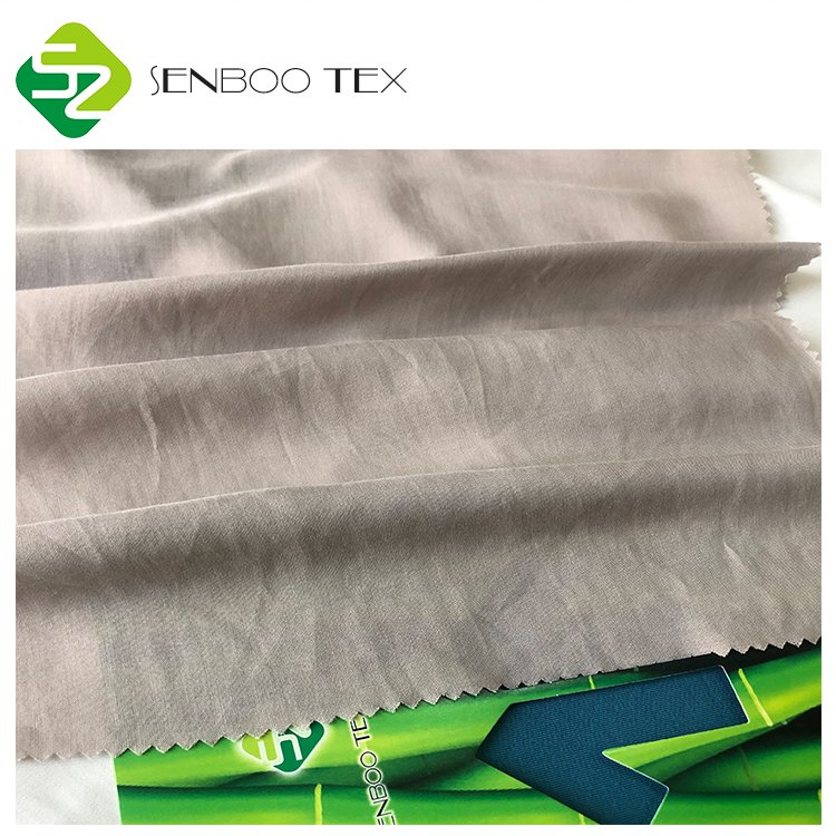 Green Fiber 60S 100% silky viscose bamboo fabric manufacturers 60x60,90x88 density voile fabric