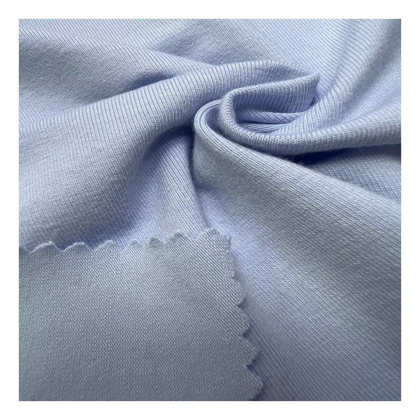 Custom Fabric Bamboo 220Gsm 68% Bamboo 27%Cotton 5% Spandex Bamboo Fiber Fabric for Garment