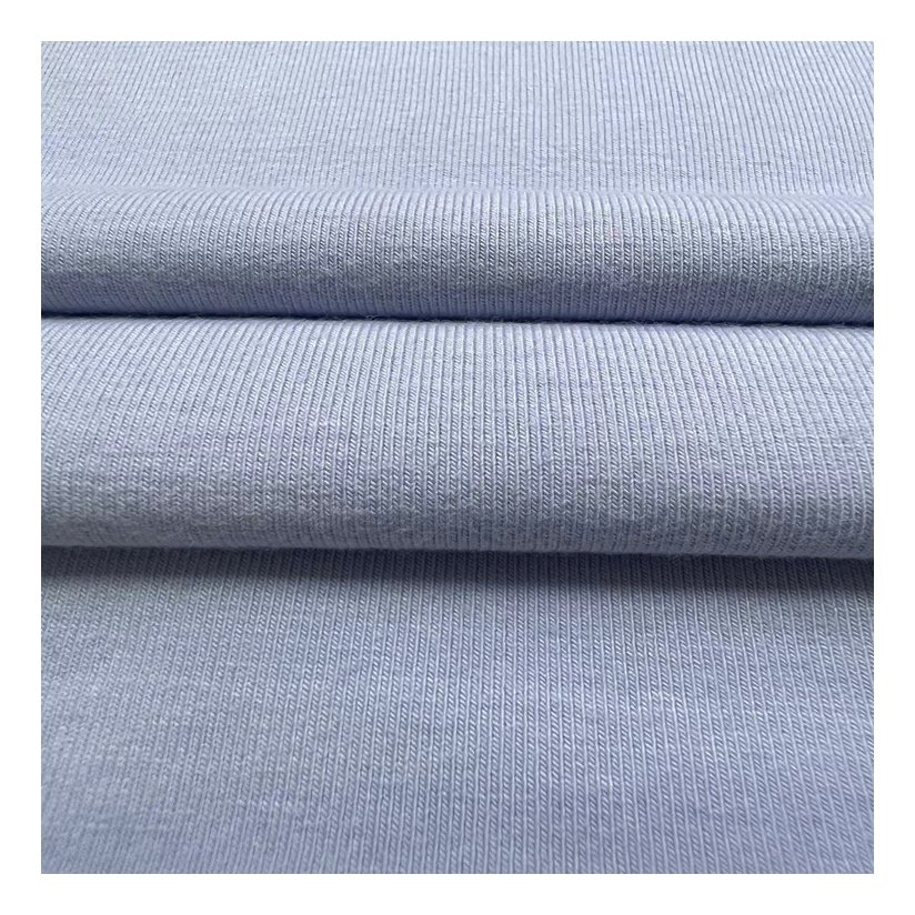 Custom Fabric Bamboo 220Gsm 68% Bamboo 27%Cotton 5% Spandex Bamboo Fiber Fabric for Garment