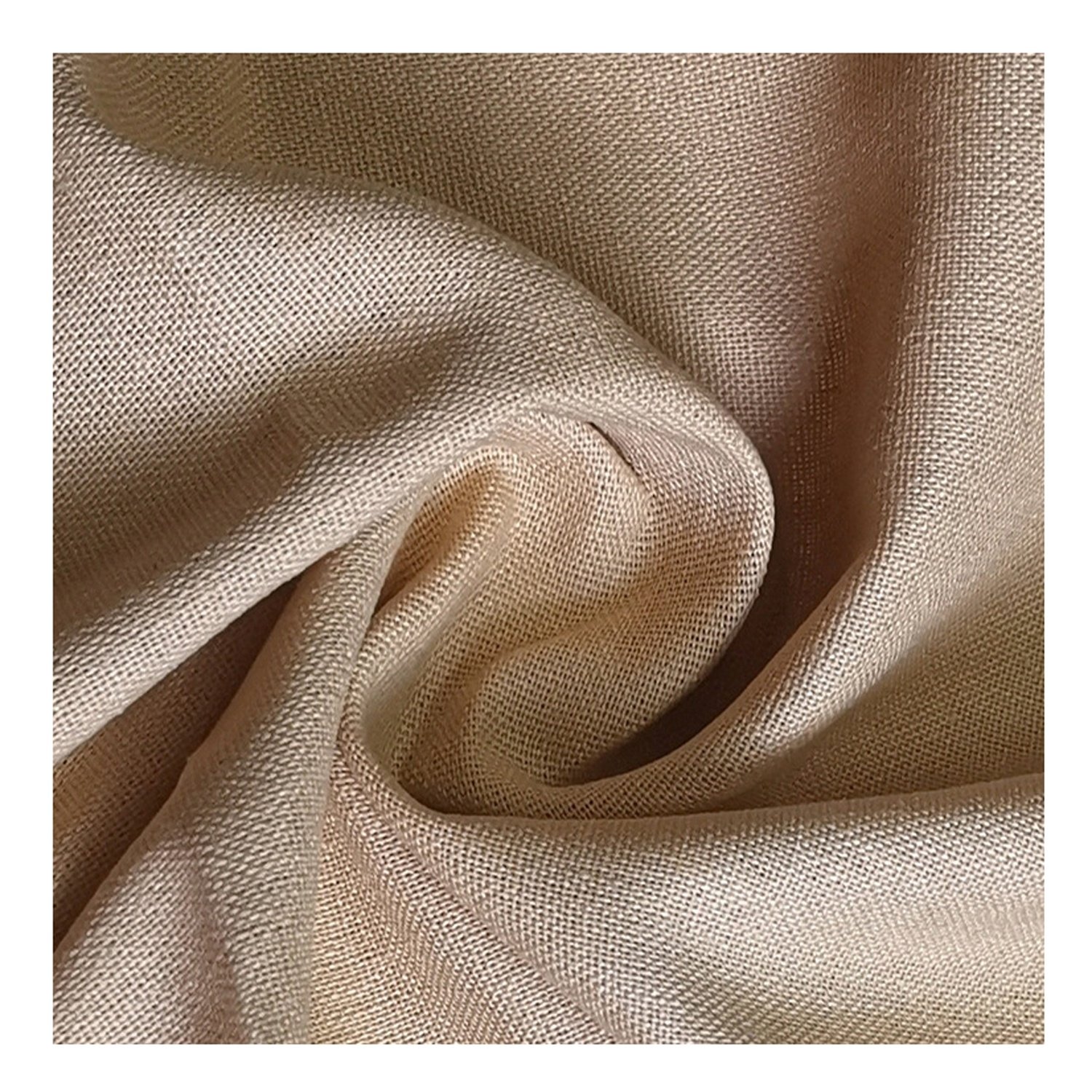 factory hot selling 100% linen fabric breathable woven solid color cotton linen fabric for dress