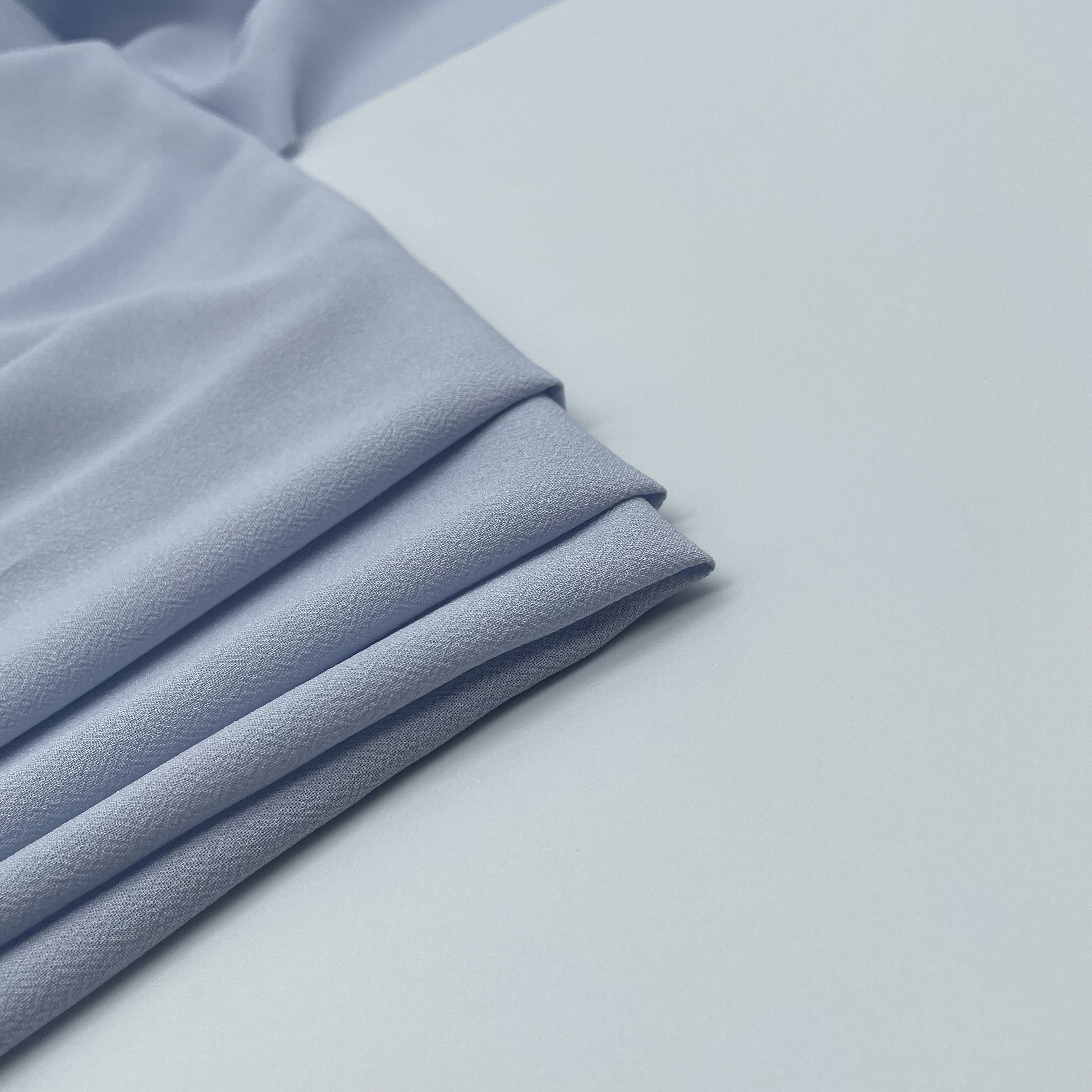 New design comfortable woven 100%Recycled crepe polyester crinkle crepe chiffon fabric for dress scarf