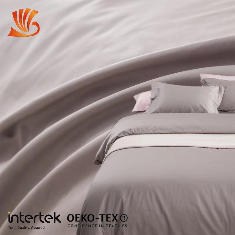 Microfiber bedsheet fabric wholesale solid plain dyed woven brushed polyester fabric in roll