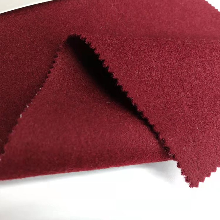 wholesale good quality 100%polyester fabric wool-like brushed woven fabric for overcoat