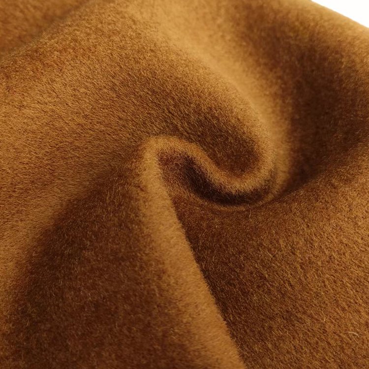 wholesale good quality 100%polyester fabric wool-like brushed woven fabric for overcoat