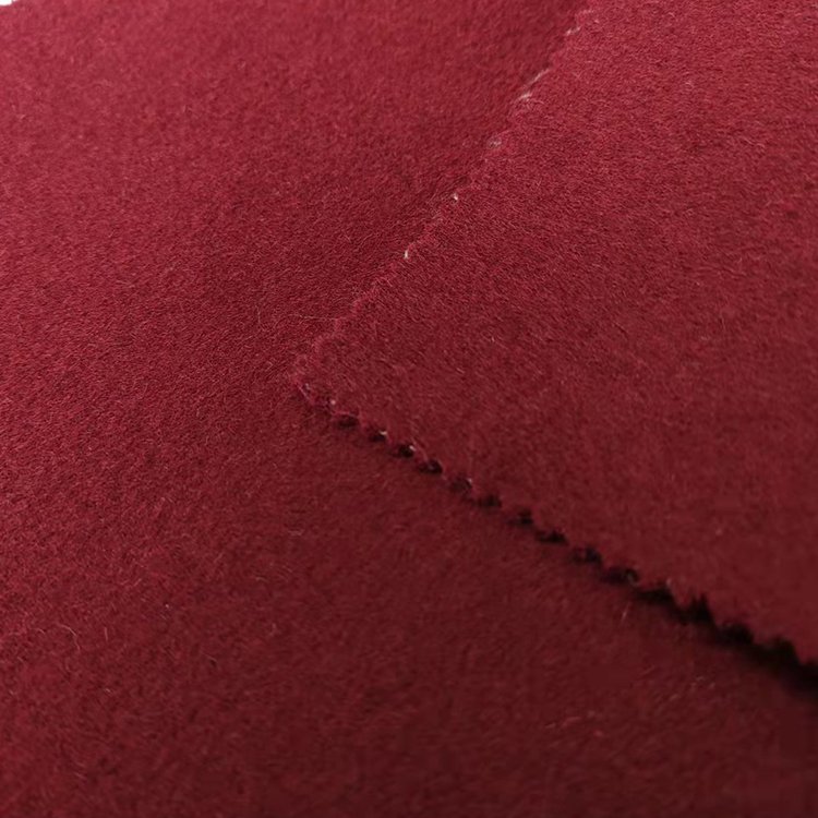 wholesale good quality 100%polyester fabric wool-like brushed woven fabric for overcoat