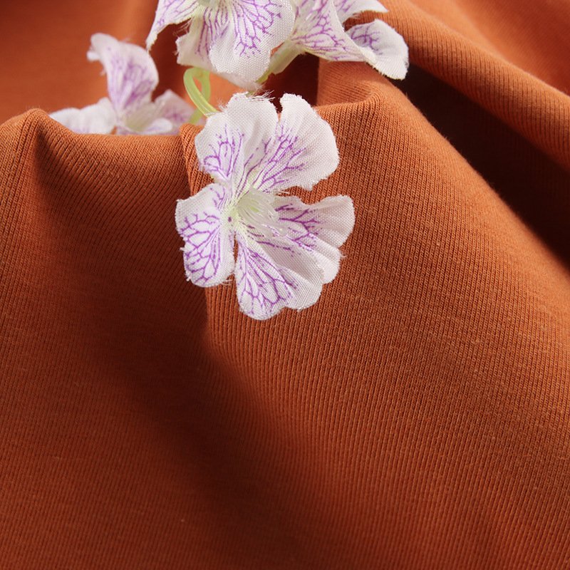 320 gsm Bamboo fiber 27% cotton 5% Spandex Fabric for Winter Autumn Thicken trendy brand sweatshirt knitted fabric