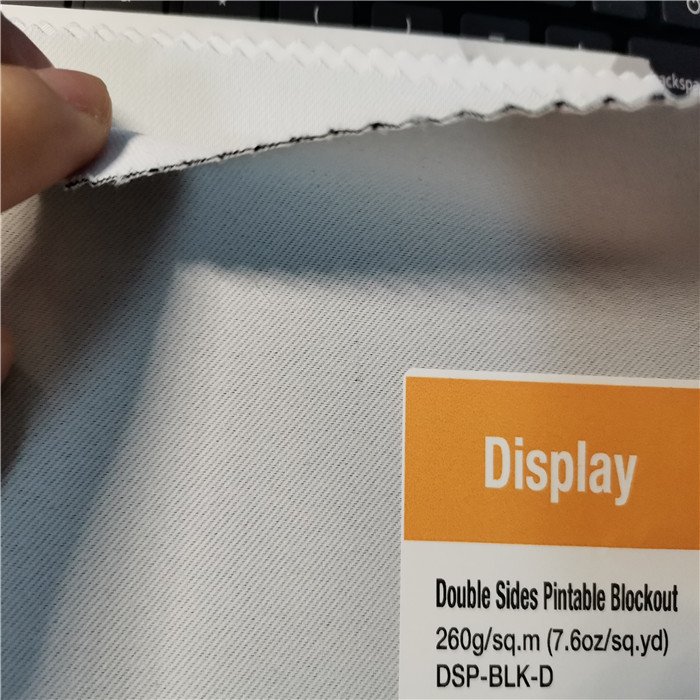 Double sizes printable polyester block-out polyester fabric for sublimation printing