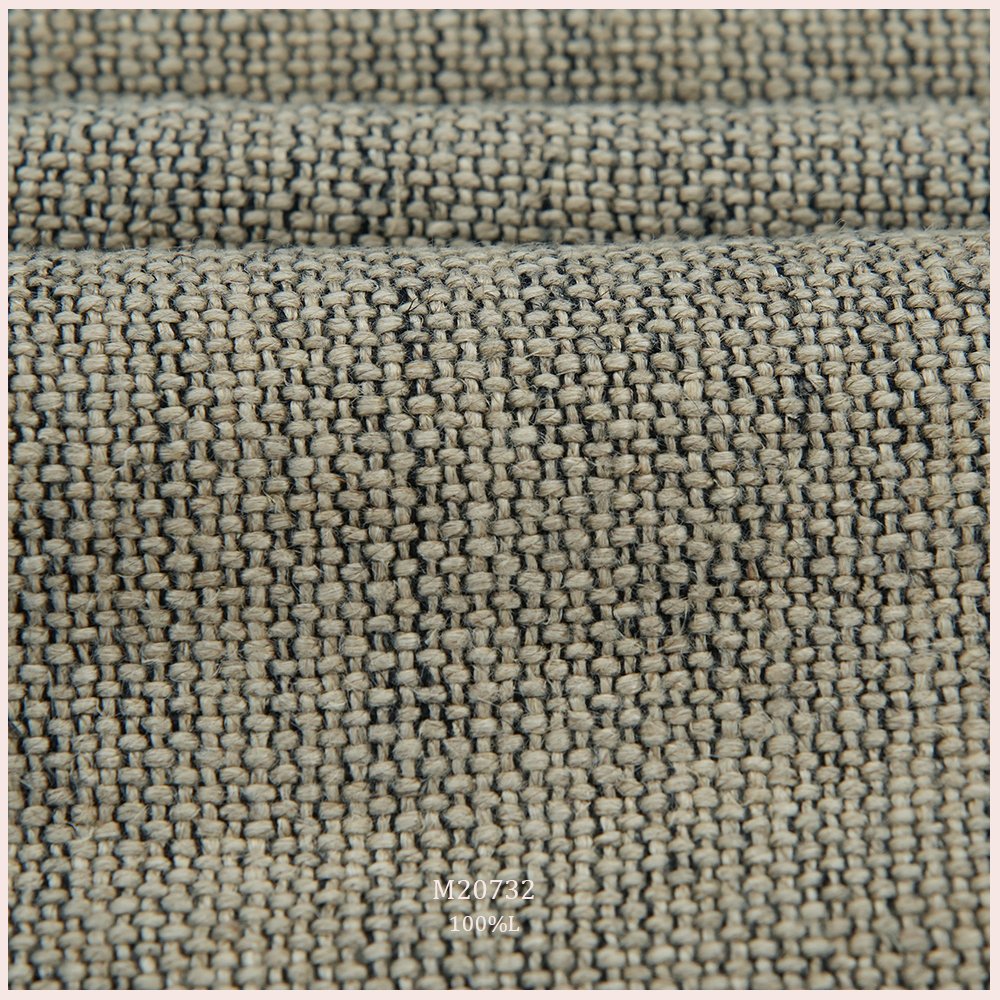 High Quality Home Textiles Upholstery 100% Linen Fabric For Sofa Pillow Couch Chair Panel Furniture