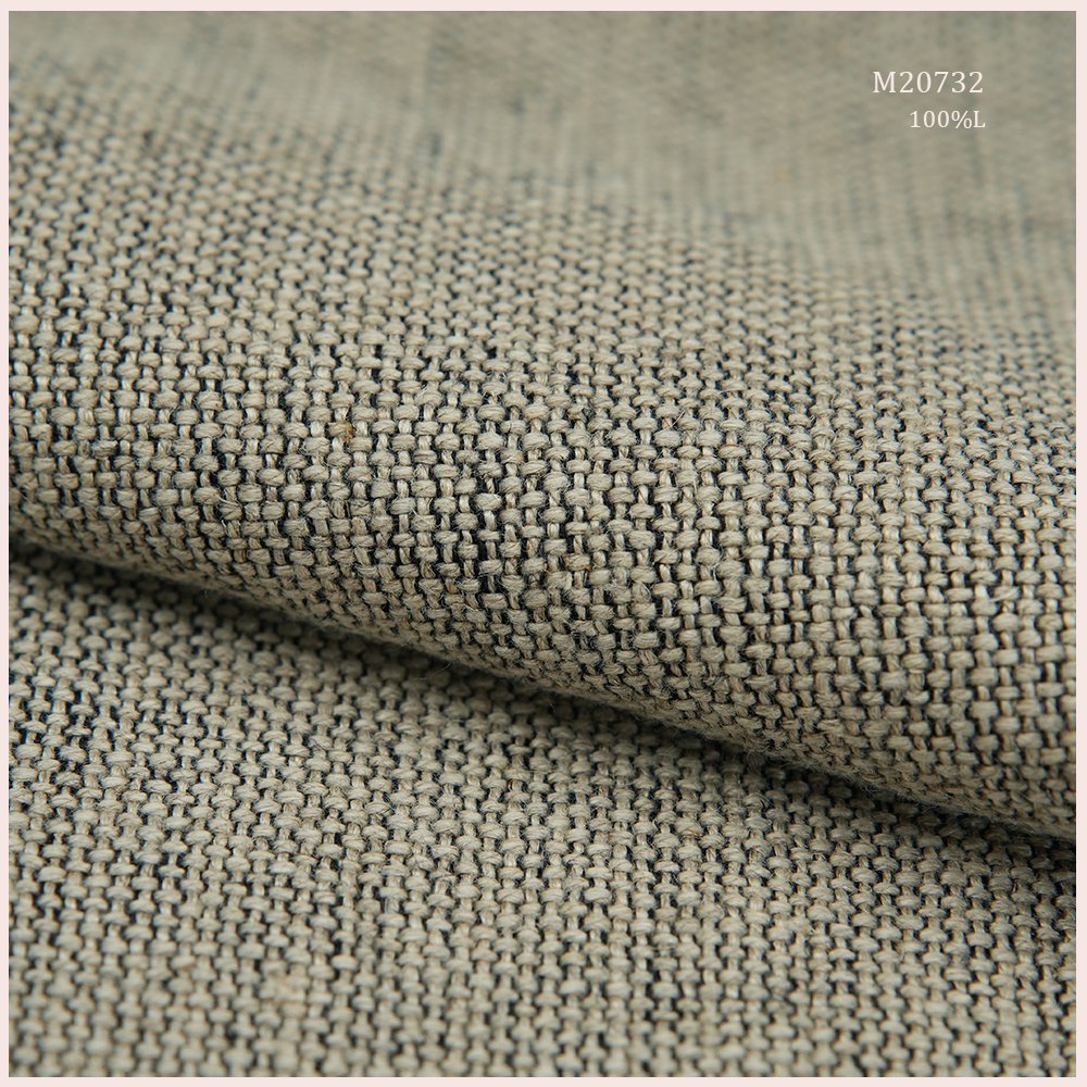 High Quality Home Textiles Upholstery 100% Linen Fabric For Sofa Pillow Couch Chair Panel Furniture