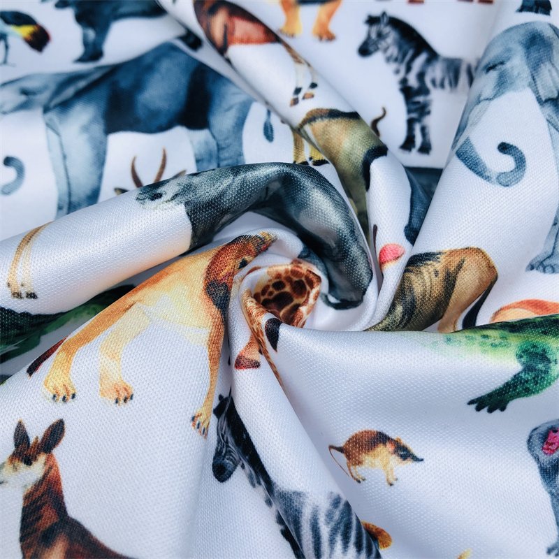 Wholesale Waterproof Custom Digital Printed PUL Fabric 100% Polyester Fabric