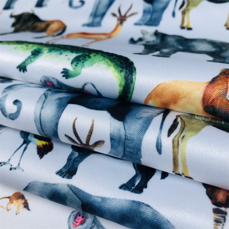 Wholesale Waterproof Custom Digital Printed PUL Fabric 100% Polyester Fabric