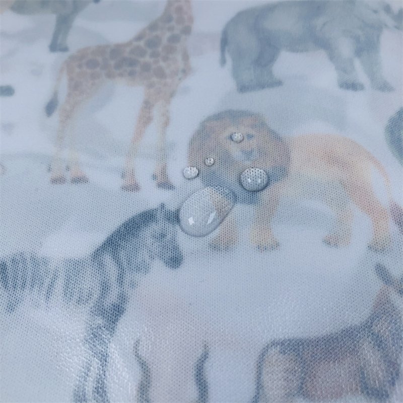 Wholesale Waterproof Custom Digital Printed PUL Fabric 100% Polyester Fabric