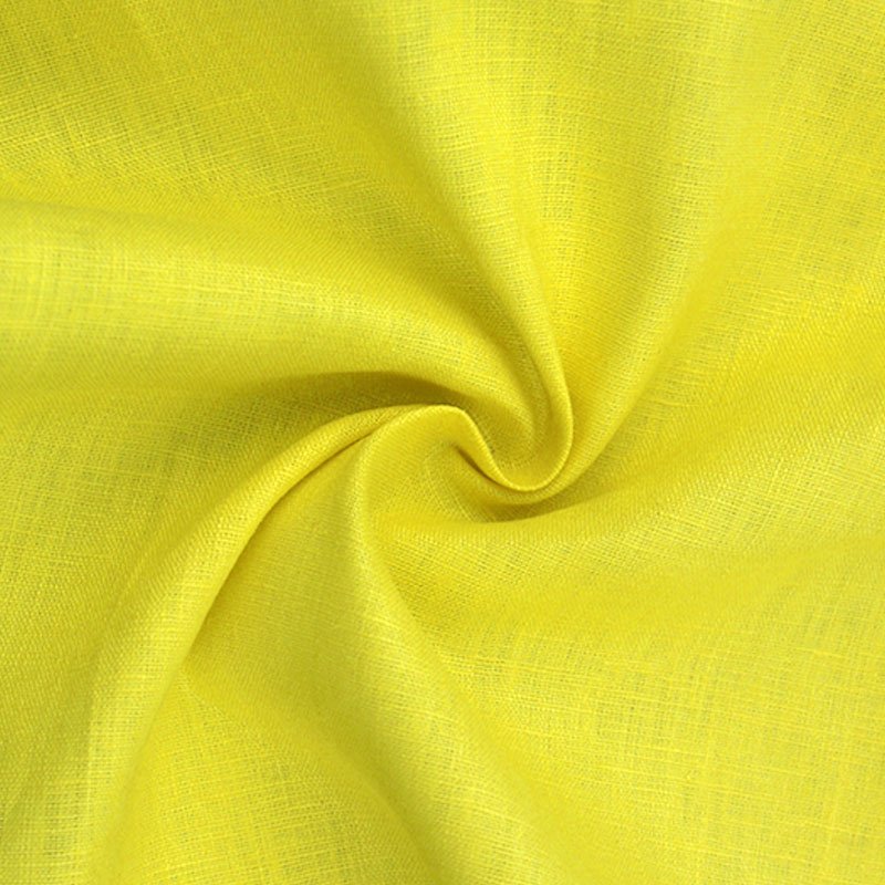 Accept Wholesale Natural Fiber Environmental Protection Linen Spandex Solid Stretch Fabric For Woman Shirts or Dress Clothes