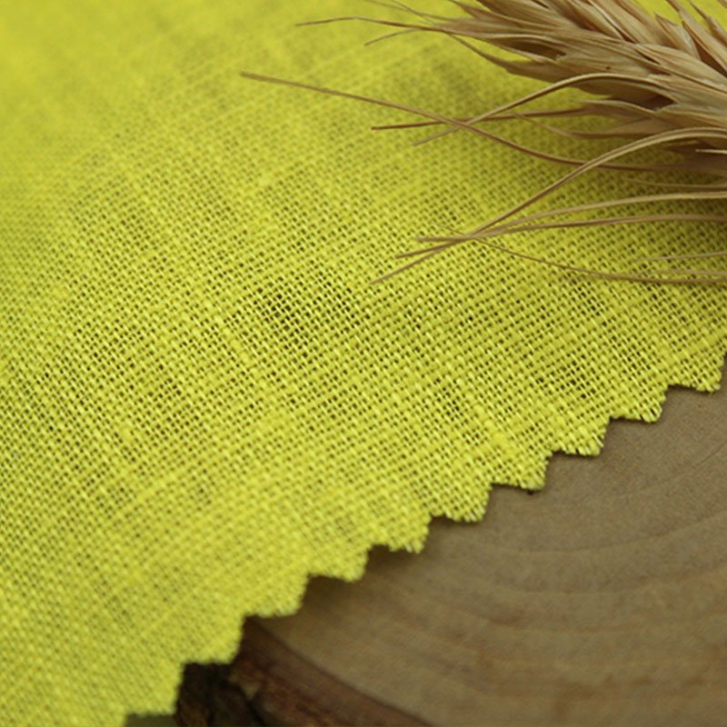 Accept Wholesale Natural Fiber Environmental Protection Linen Spandex Solid Stretch Fabric For Woman Shirts or Dress Clothes