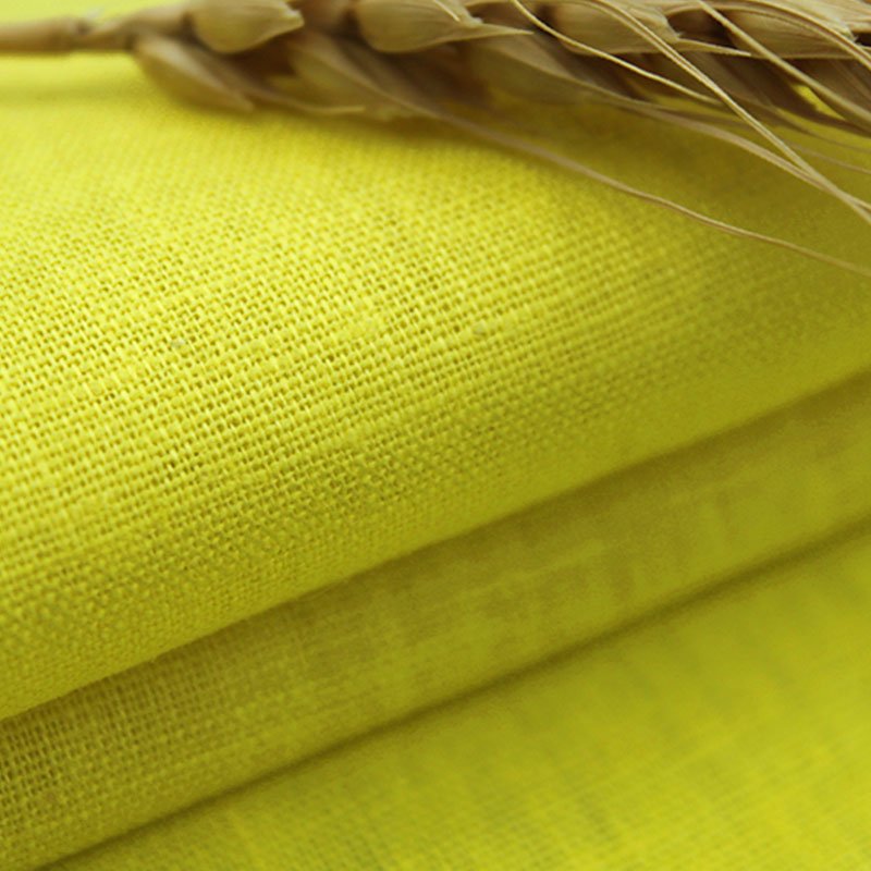 Accept Wholesale Natural Fiber Environmental Protection Linen Spandex Solid Stretch Fabric For Woman Shirts or Dress Clothes