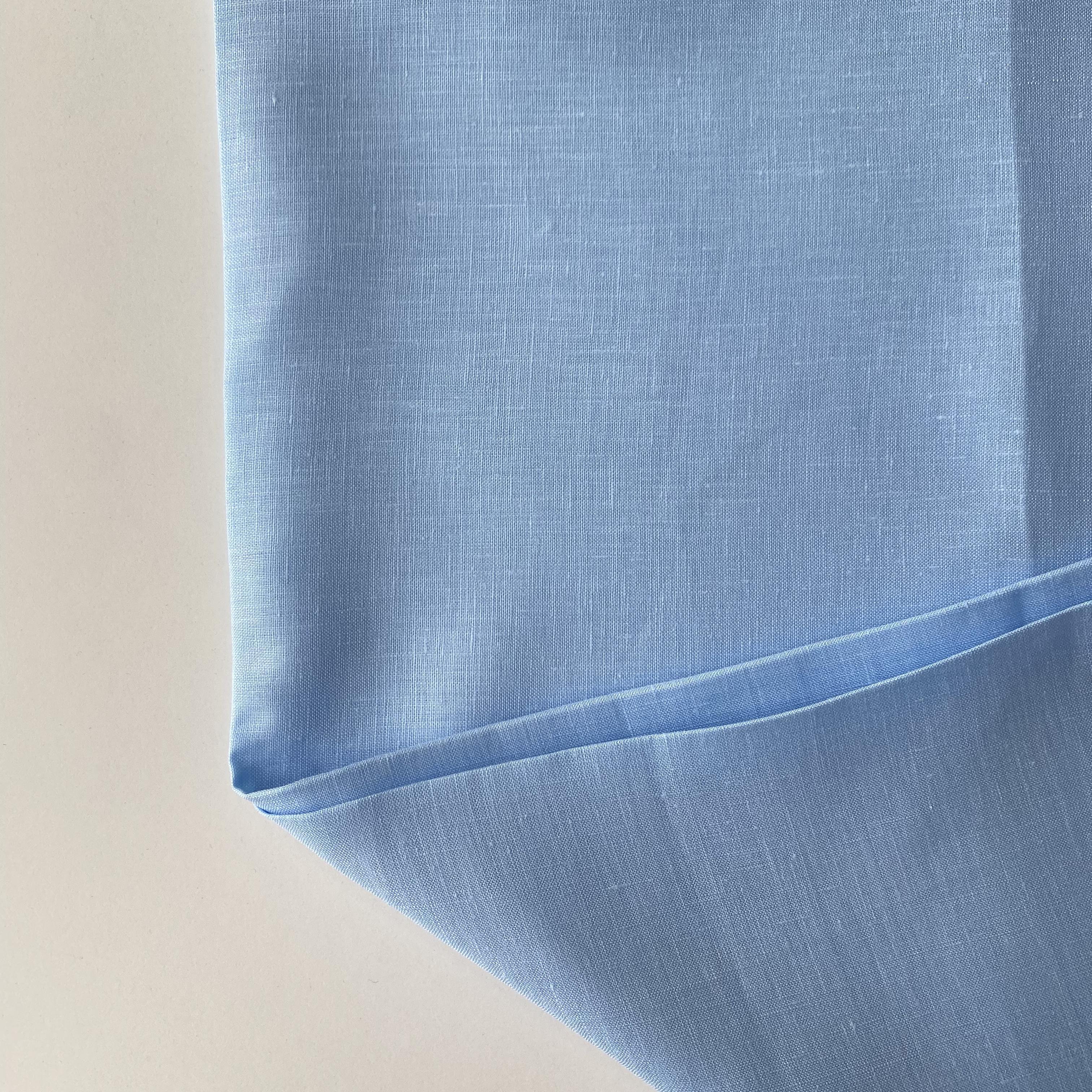 High quality medium weight 14*14 pure linen fabric 100% linen fabric for garment