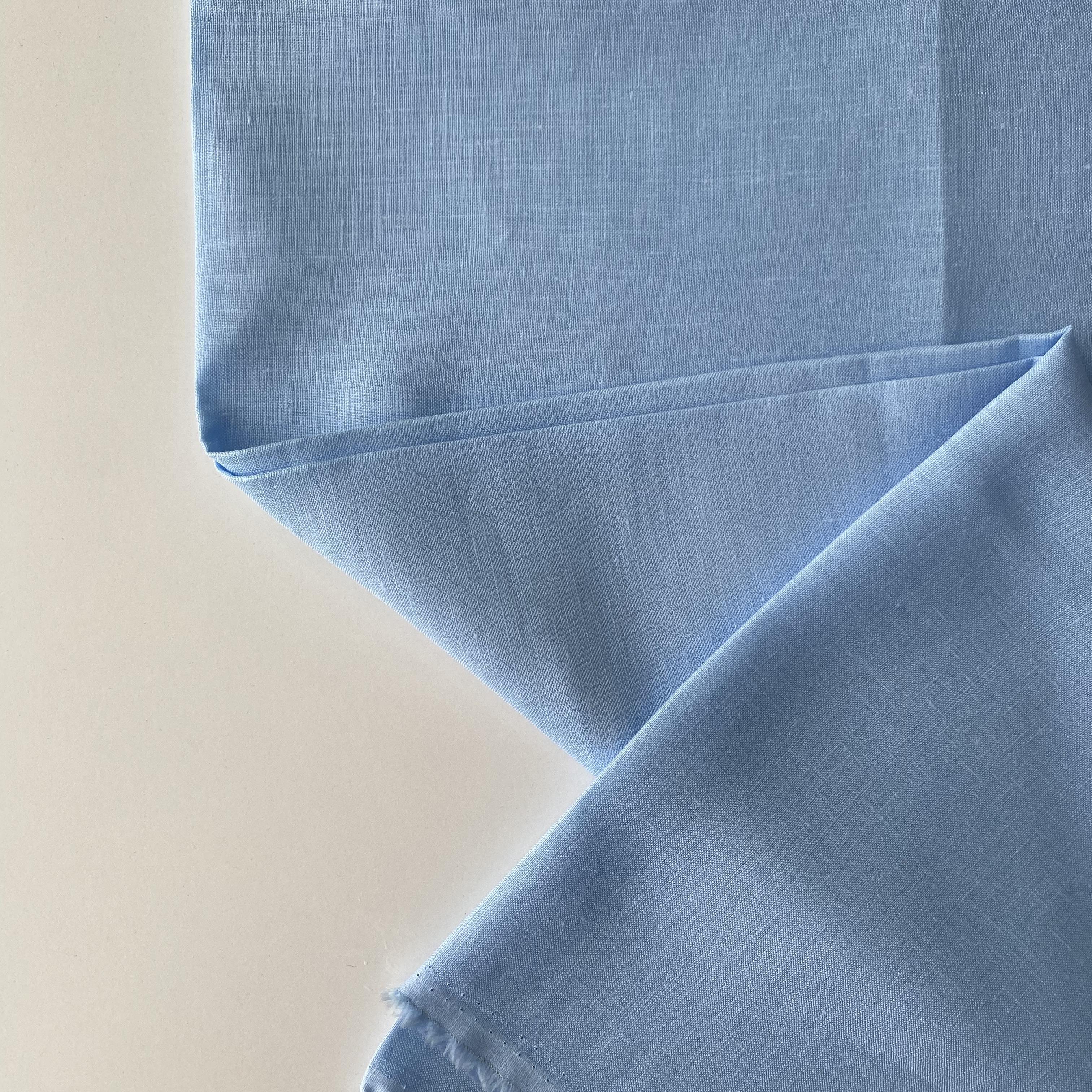 High quality medium weight 14*14 pure linen fabric 100% linen fabric for garment