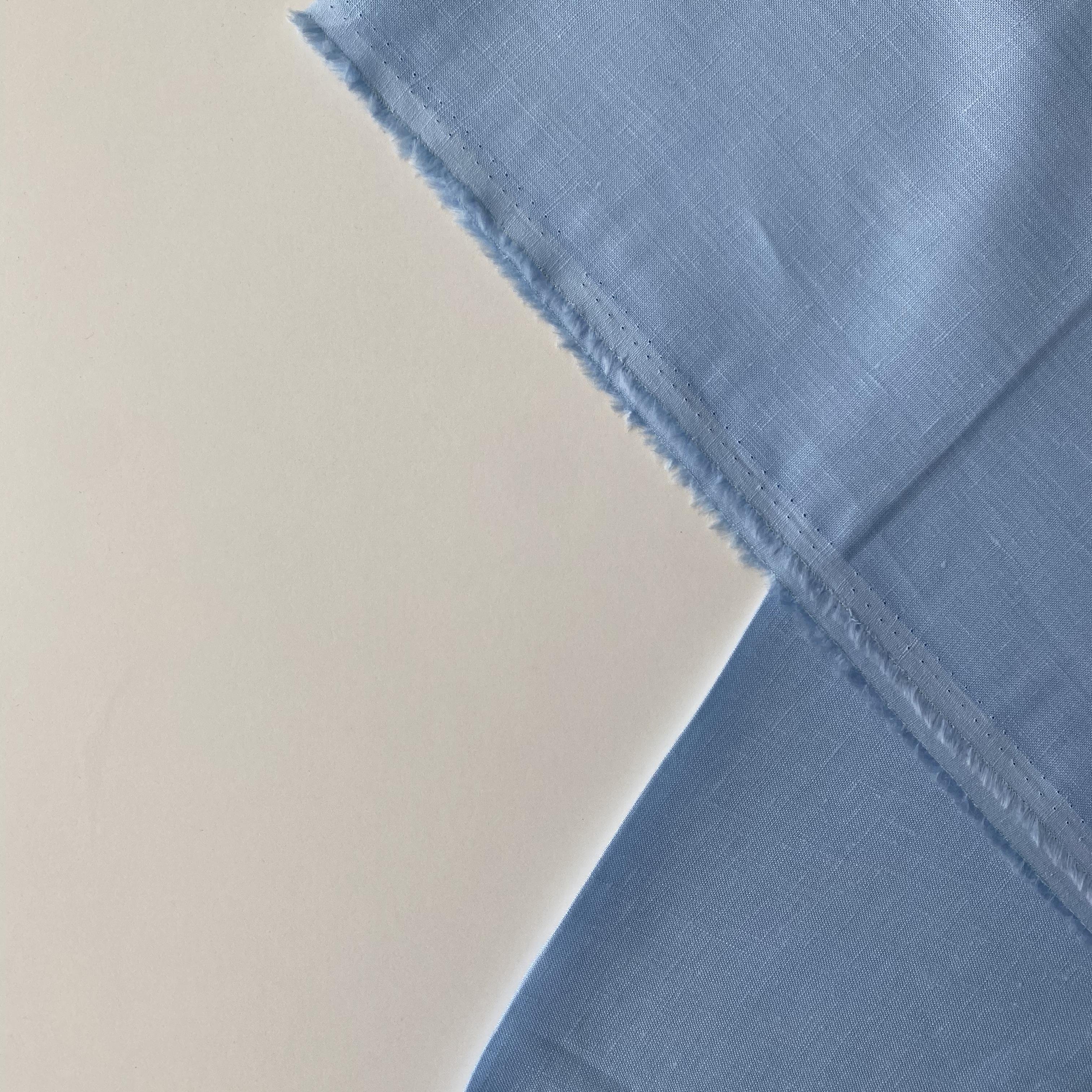 High quality medium weight 14*14 pure linen fabric 100% linen fabric for garment