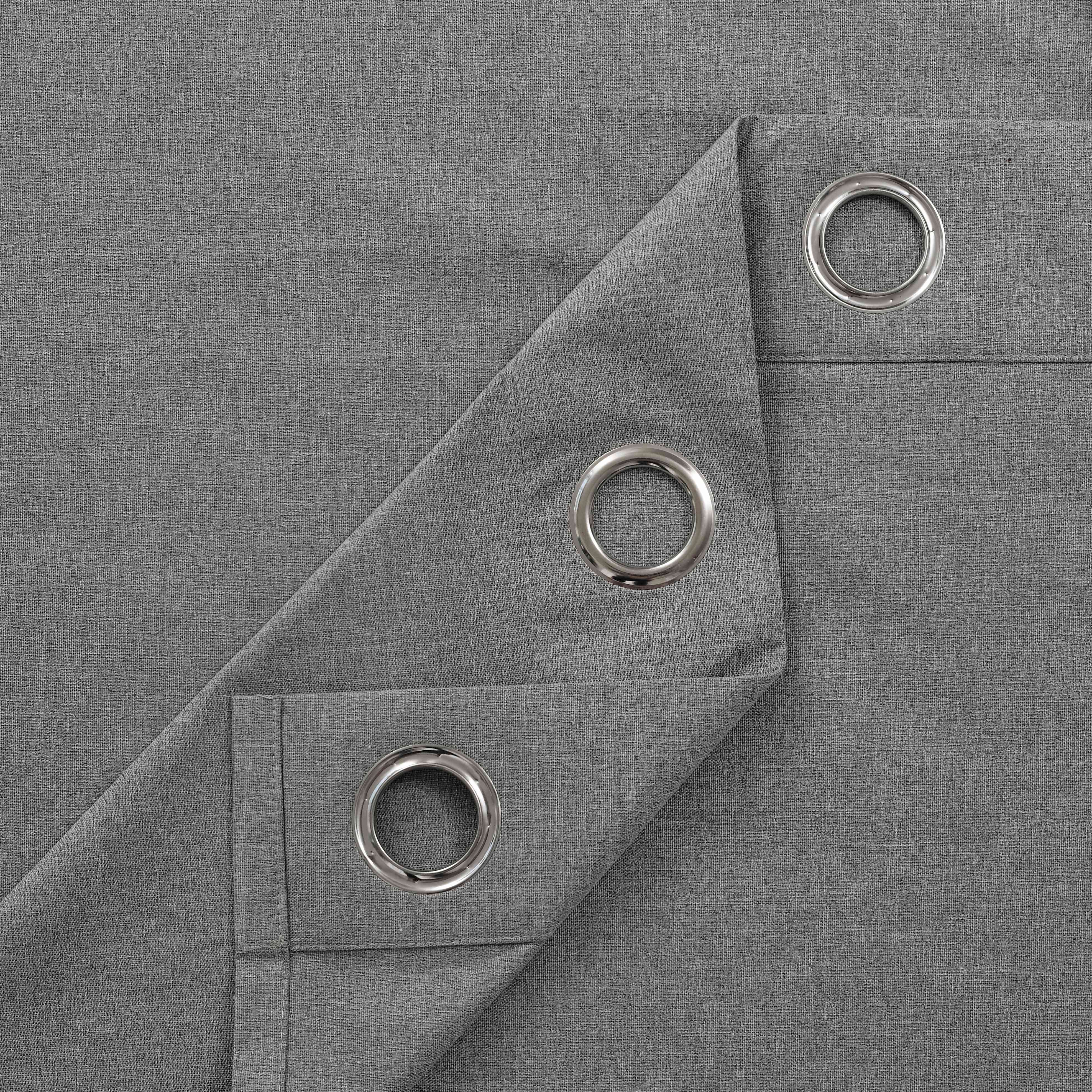Modern Style Double sided Star Linen Curtains 100% blackout Wholesale Custom Window Drapes for Living Room Home and Hotel Use
