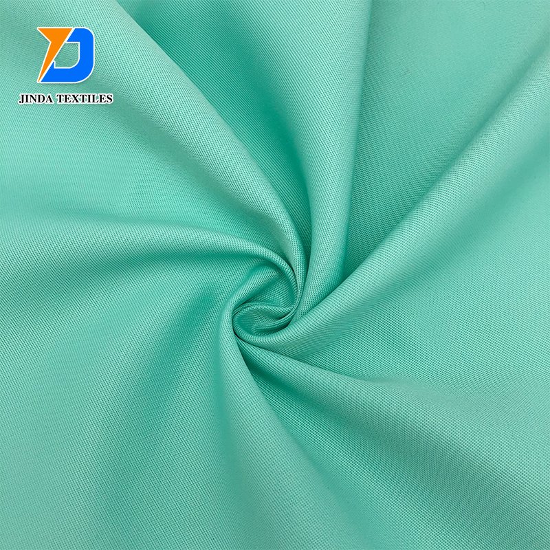Jinda Wholesale Manufacture Factory Directly 150D*300D Yarn Counts Woven Tela Uniform Textile 175gsm 100% Polyester Twill Fabric