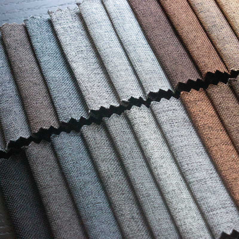 Run&Fun High Quality Plain Weaved Fabric Home Textiles Upholstery Polyester and Nylon Sofa Fabric