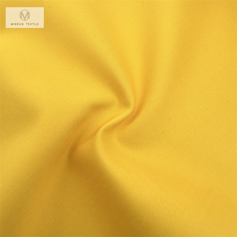 Mindun Bamboo Fiber Manufacturer Recycled Double Side Bamboo Polyester Spandex Plain Shirting Fabric For Shirting Garment