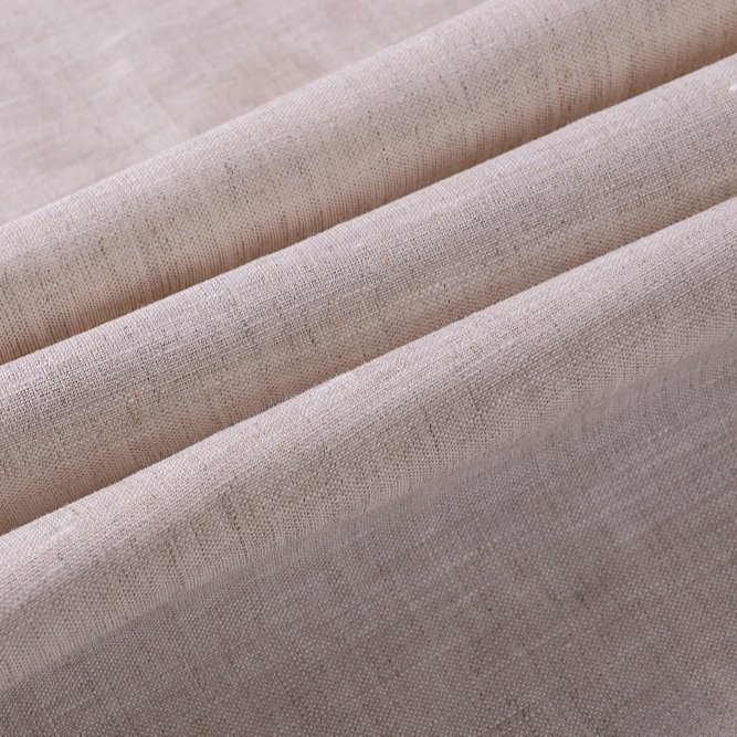 100% French linen fabric plain dyed woven pure linen for baggy pants yarn 14*14 solid color natural napkin baby mat cloth