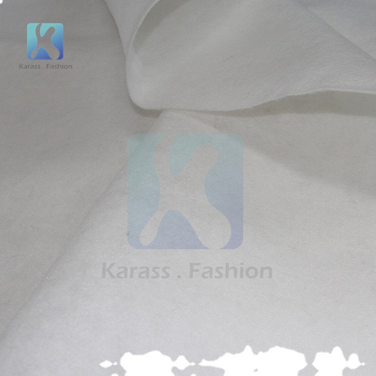 China White Color Needle Punched Bamboo Wadding For Quilt
