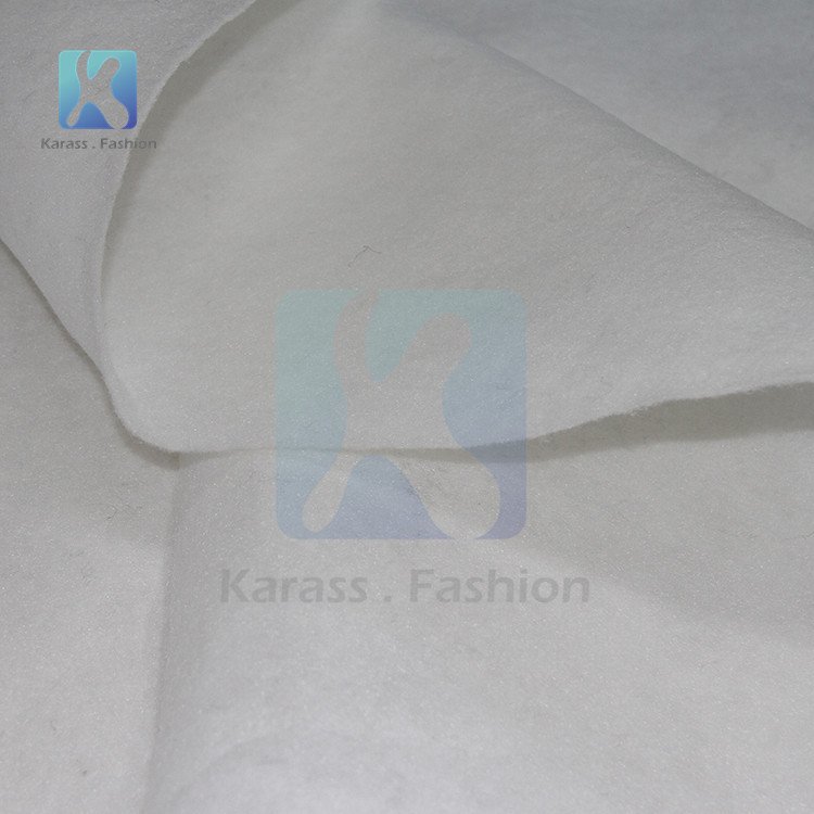 China White Color Needle Punched Bamboo Wadding For Quilt